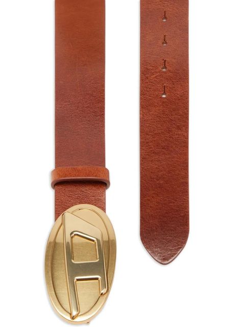 Diesel B-1dr 2.0 logo-buckle belt - Brown