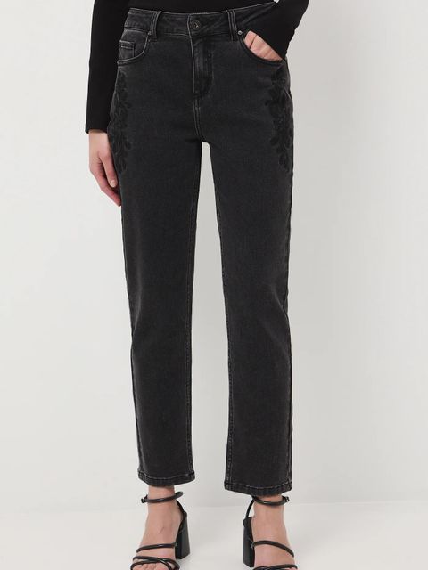 Medicine jeansy damskie kolor czarny - zdjęcie produktu nr 2