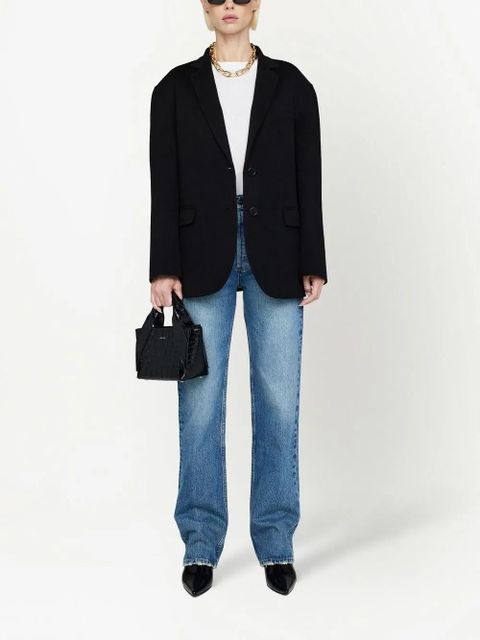 ANINE BING Quinn single-breasted blazer - Black - zdjęcie produktu nr 2