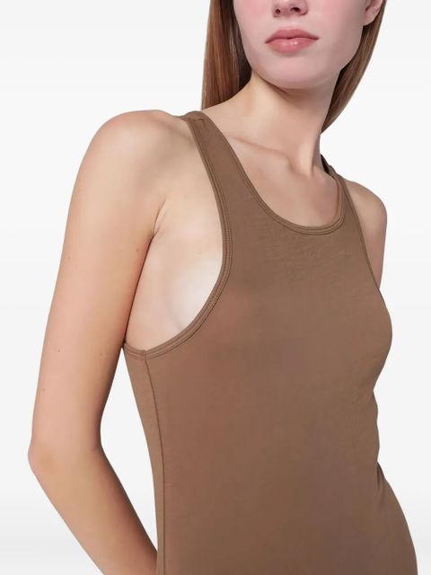 ENTIRE STUDIOS crew neck midi dress - Brown