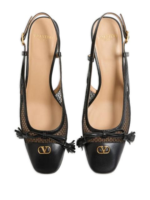 Valentino Garavani Valet Du Roi slingback pumps - Black