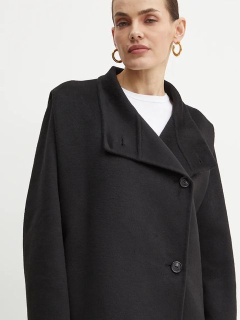 BOSS Orange płaszcz z domieszką wełny