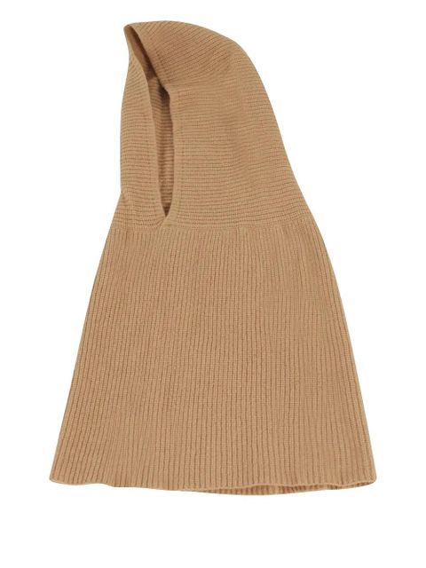 Alysi ribbed balaclava - Brown - zdjęcie produktu nr 1