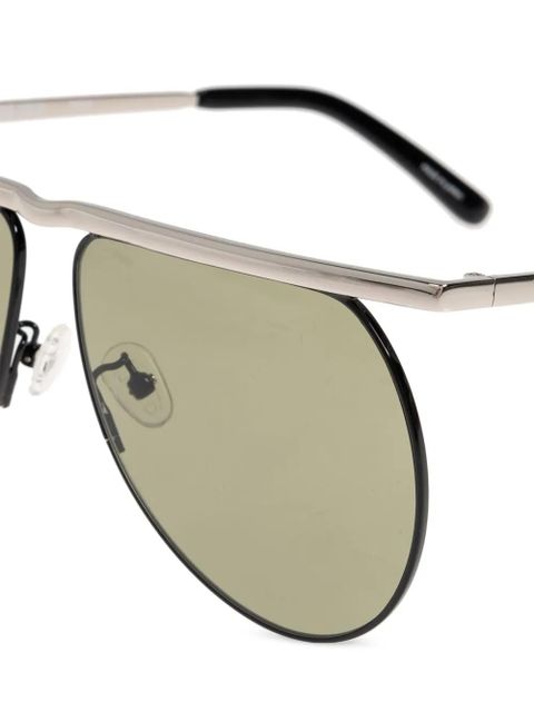 The Attico browline sunglasses - Silver