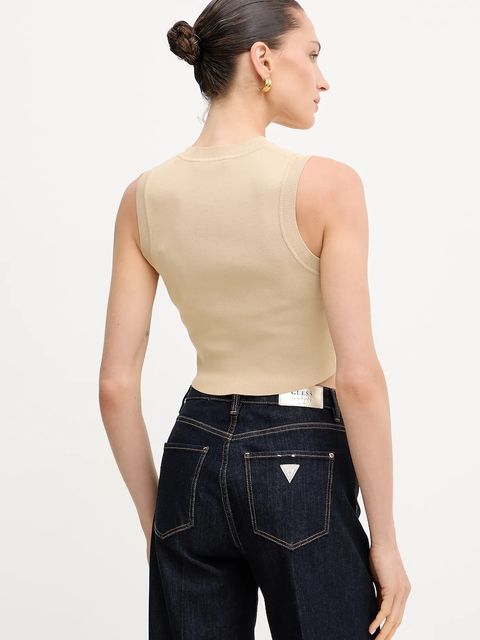 Guess top ALEXIA damski kolor beżowy W4GZ34 Z3F40 - zdjęcie produktu nr 2