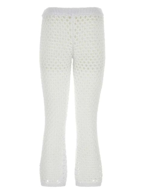 Valentino Garavani Escape crochet trousers - White - zdjęcie produktu nr 2