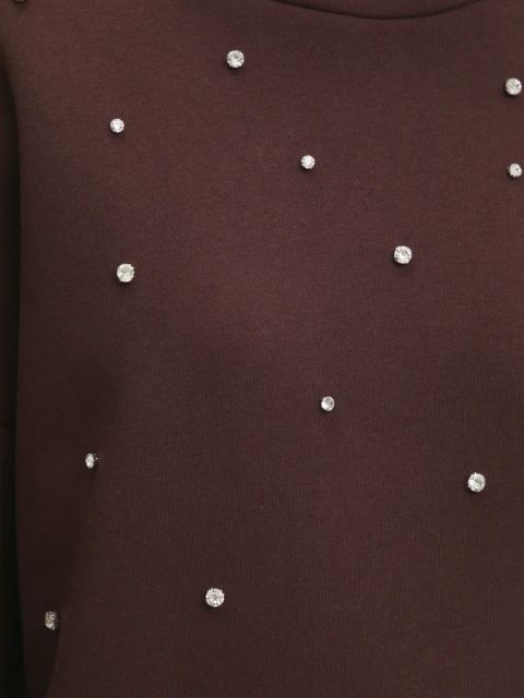 Answear.LAB bluza damska kolor brązowy z aplikacją