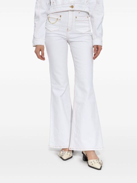 GANNI flared jeans - White - zdjęcie produktu nr 2