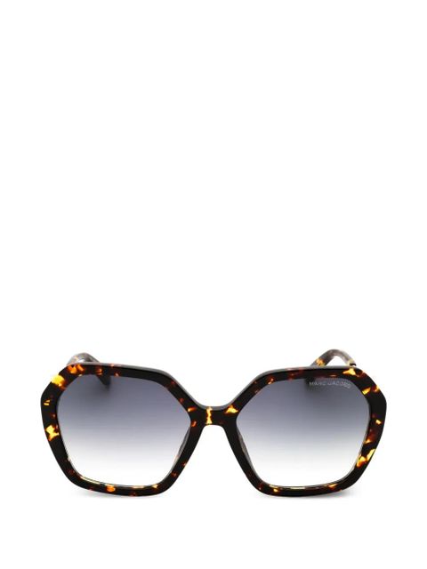 Marc Jacobs geometric-frame sunglasses - Brown - zdjęcie produktu nr 1