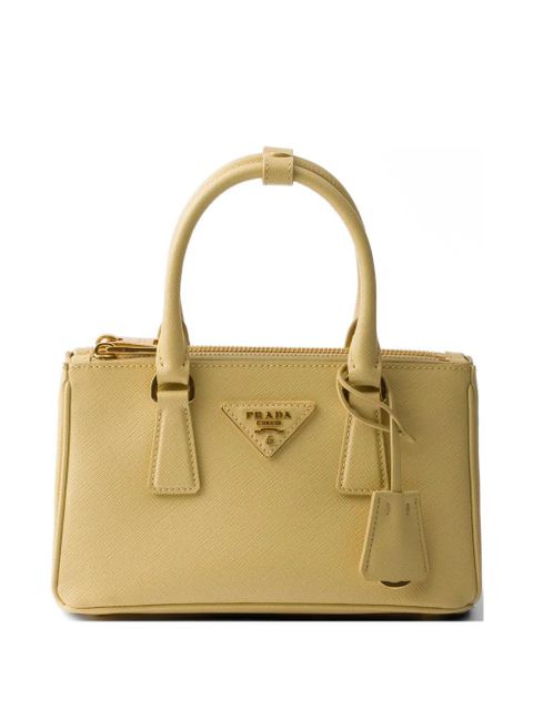 Prada Galleria mini Saffiano leather bag - Yellow - zdjęcie produktu nr 1