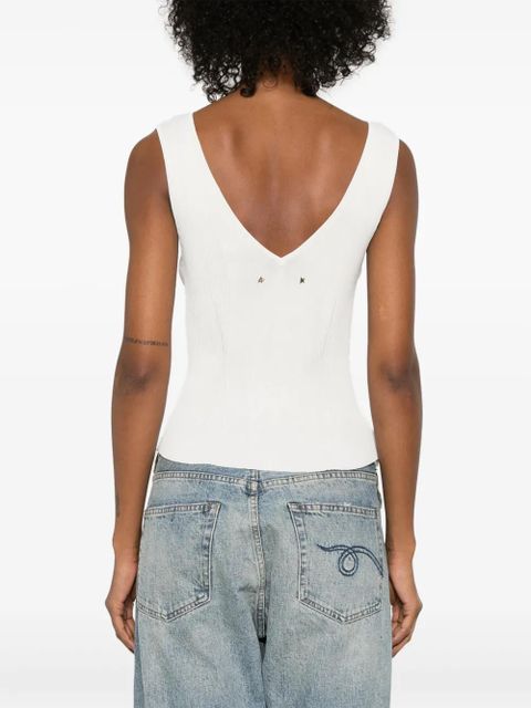 Golden Goose ribbed top - Neutrals