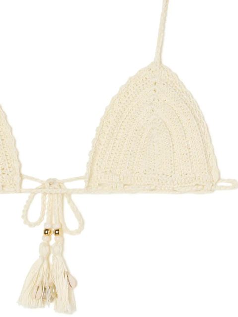 Alanui Sea Nomad tassel bikini - Neutrals