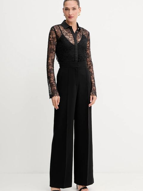 Guess koszula ANTOINETTE damska kolor czarny regular z kołnierzykiem klasycznym W5YH58 WHDY0 - zdjęcie produktu nr 2