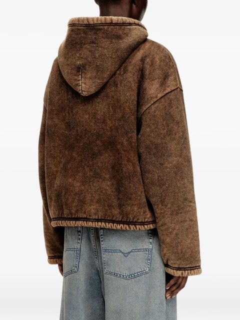 Diesel F-Ella zip jacket - Brown