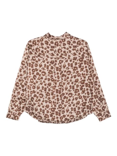 Ba&Sh leopard print button-fastening shirt - Neutrals