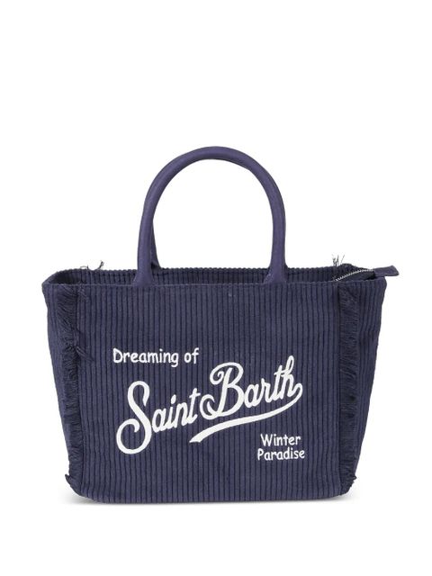 MC2 Saint Barth Colette corduroy tote bag - Blue - zdjęcie produktu nr 1