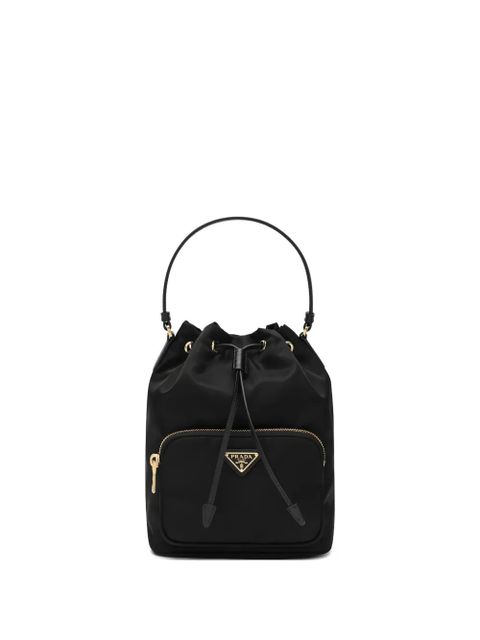 Prada drawstring top handle bucket bag - Black - zdjęcie produktu nr 1