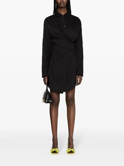 Diesel D-Sizen-N1 poplin shirt dress - Black
