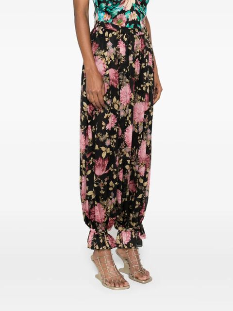 Chloé floral trousers - Black