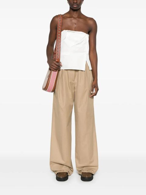 Miu Miu poplin top - White - zdjęcie produktu nr 2