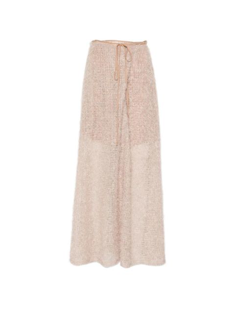 Alysi tie waist skirt - Neutrals - zdjęcie produktu nr 1