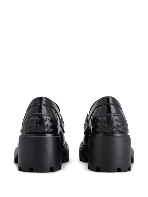Tod's 60mm leather loafers - Black - zdjęcie produktu nr 2