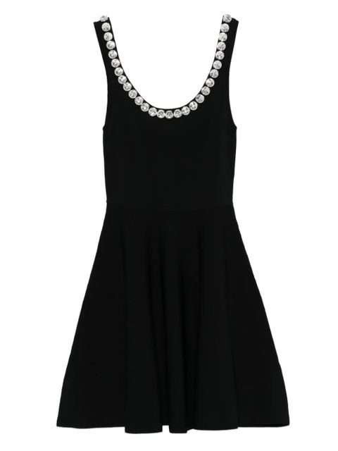 SANDRO crystal-embellished mini dress - Black - zdjęcie produktu nr 1