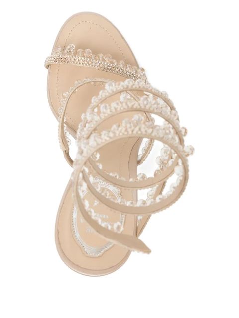 René Caovilla 105mm Chandelier sandals - Neutrals - zdjęcie produktu nr 2