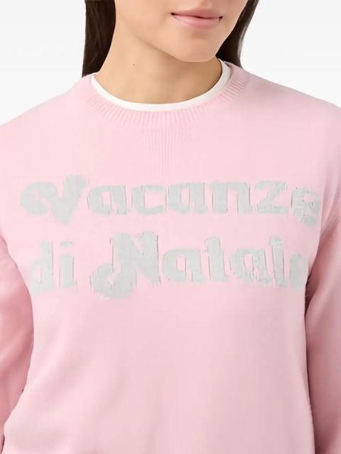 MC2 Saint Barth Vacanze Natale crew-neck sweater - Pink