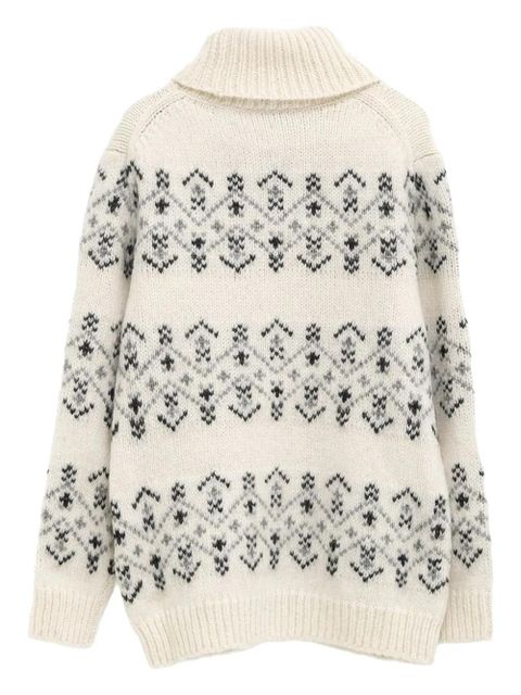 Moncler patterned sweater - Neutrals - zdjęcie produktu nr 1