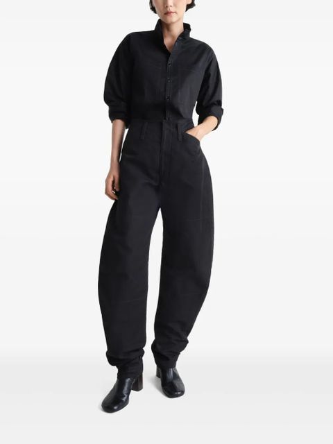 LEMAIRE tapered pants - Black - zdjęcie produktu nr 2
