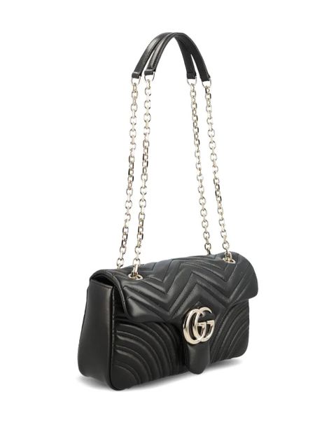 Gucci medium GG Marmont shoulder bag - Black