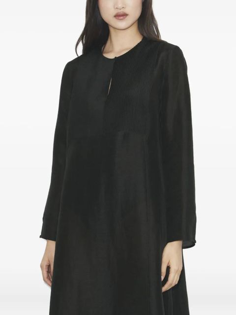 Tory Burch pleated-panel caftan - Black - zdjęcie produktu nr 2