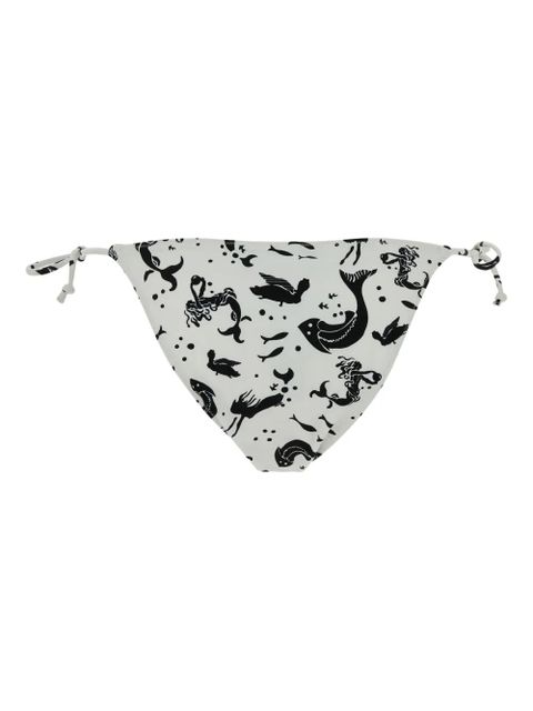 Prada tie-side printed bikini bottom - White - zdjęcie produktu nr 2