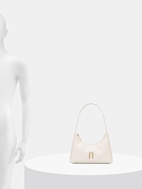 Furla torebka skórzana kolor biały WB00863.AX0733.PNN00