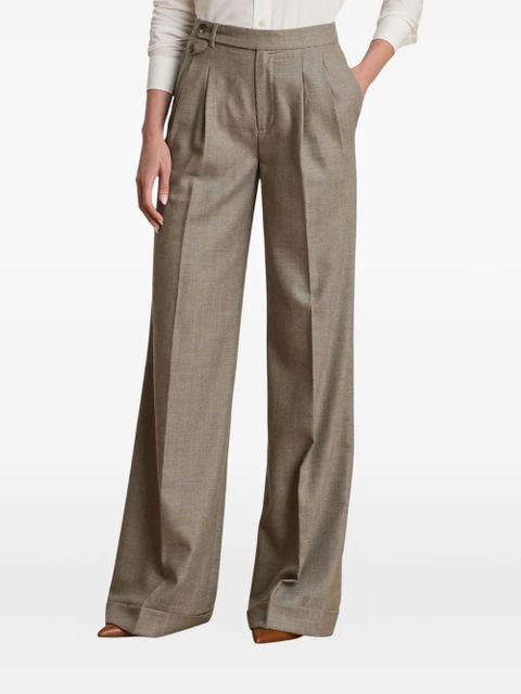 Lauren Ralph Lauren pleated wool trousers - Neutrals - zdjęcie produktu nr 2