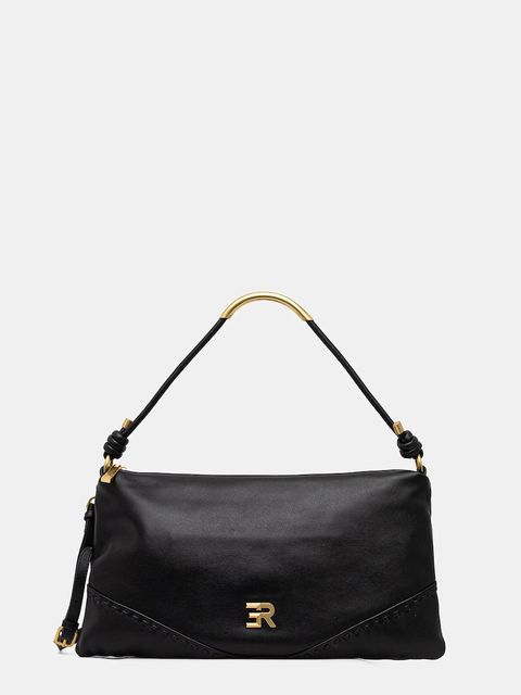 ERMANNO Firenze torebka skórzana kolor czarny 12401940 - zdjęcie produktu nr 1