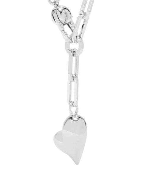 Jenny Bird heart-pendant chain necklace - Silver - zdjęcie produktu nr 2