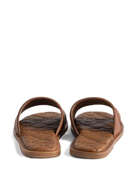 Zadig&Voltaire Beach monogram quilted mule - Brown - zdjęcie produktu nr 2