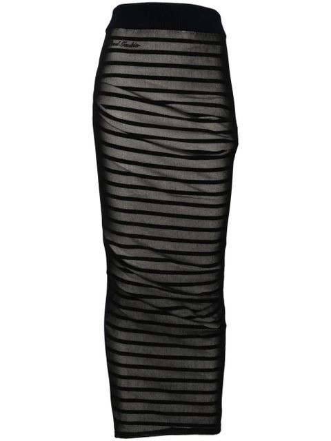 Jean Paul Gaultier Marinière skirt - Blue - zdjęcie produktu nr 1