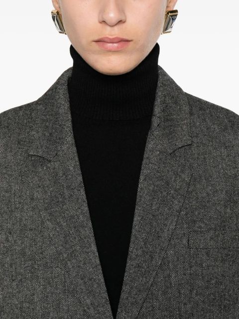 SOLOTRE roll-neck sweater - Black