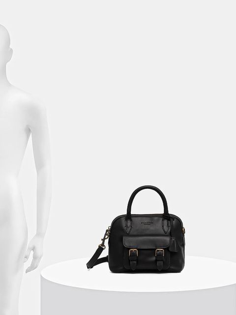 Marc O'Polo torebka skórzana kolor czarny 5000009169