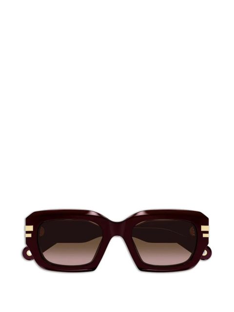 Chloé square-frame sunglasses - Brown - zdjęcie produktu nr 1