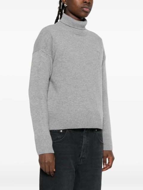 AMI Paris turtleneck sweater - Grey