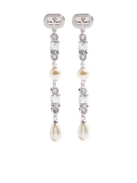 Valentino Garavani Ovalette earrings - Silver