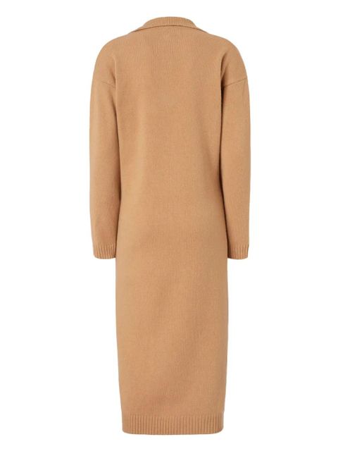 PINKO V-neck knitted dress - Neutrals - zdjęcie produktu nr 2