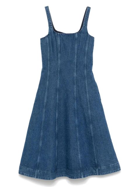 Maje babydoll denim maxi dress - Blue - zdjęcie produktu nr 1
