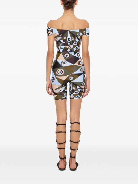 PUCCI Occhi-print jumpsuit - Green