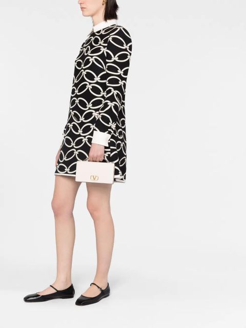 Valentino Garavani Vlogo Signature wallet-on-chain - Neutrals - zdjęcie produktu nr 2