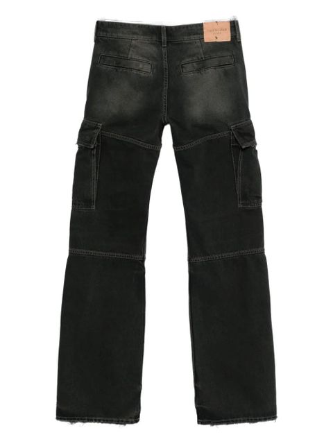 Balenciaga whiskering-effect cargo jeans - Black - zdjęcie produktu nr 2